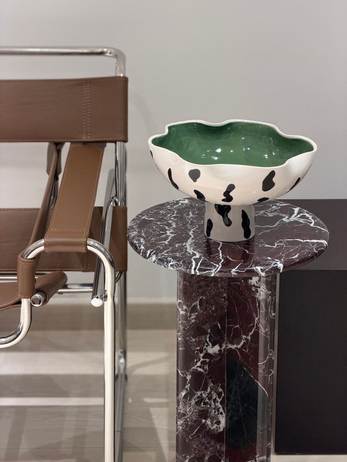 Dalmatian Pedestal Bowl — 7/13