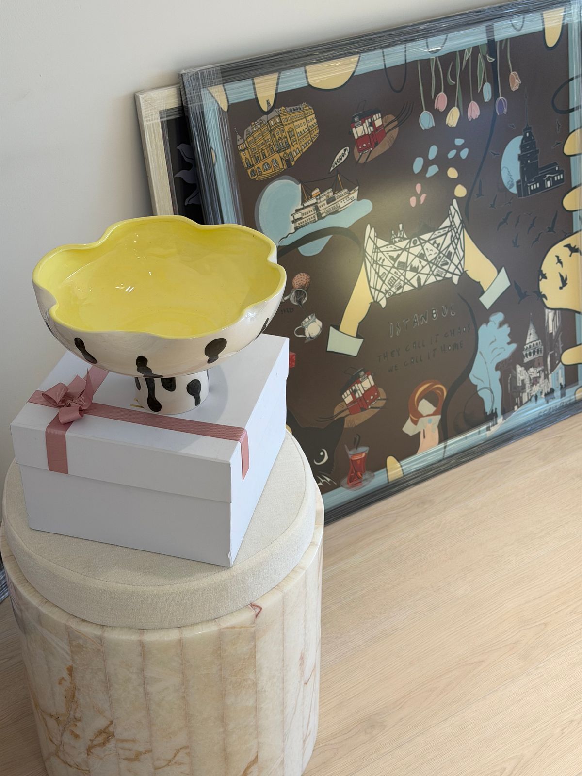 Dalmatian Pedestal Bowl — 10/13