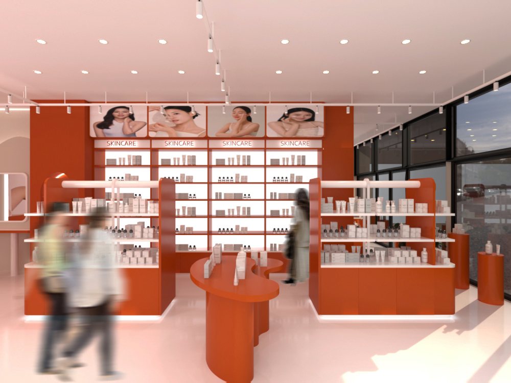 The store seen from the shopfront