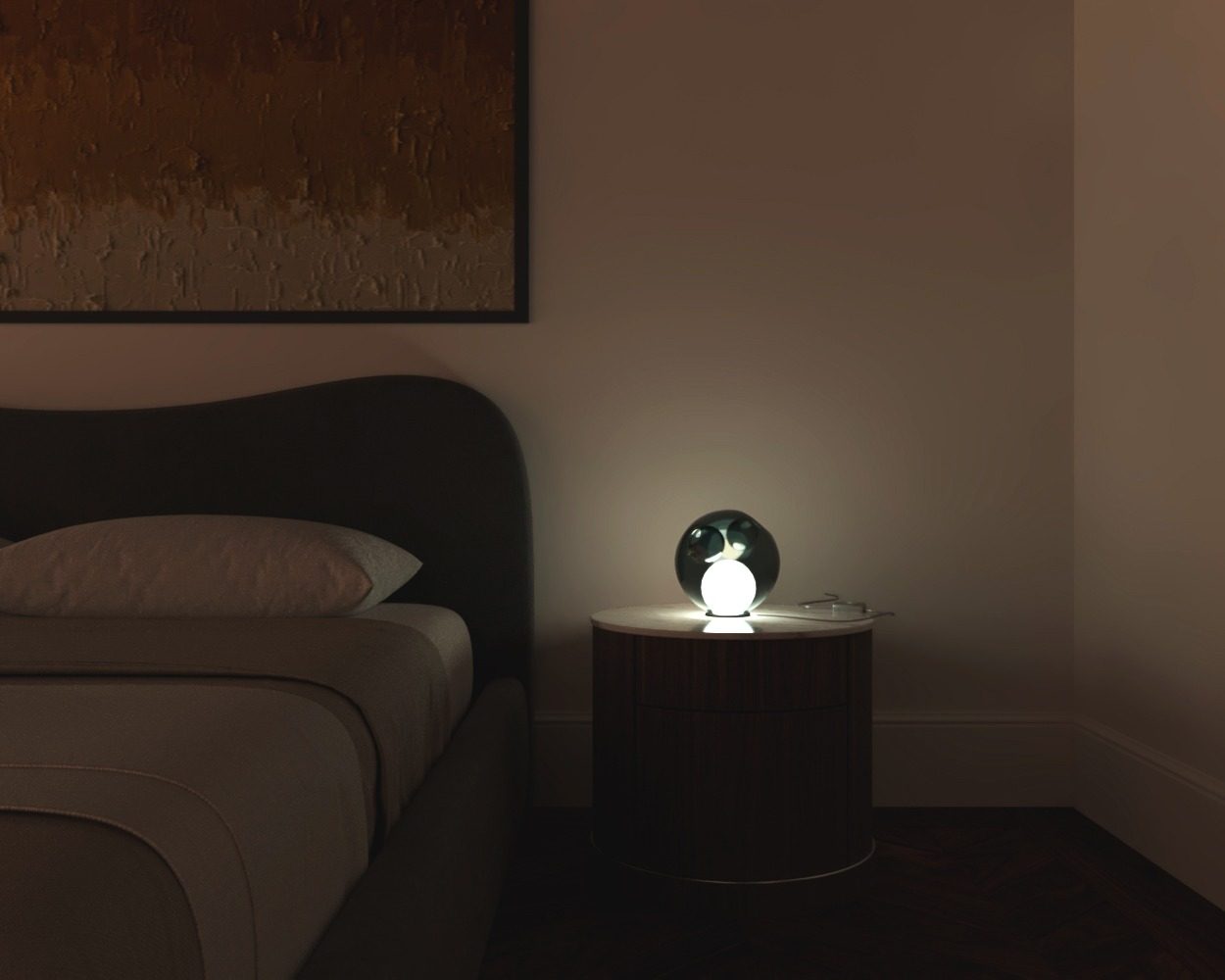 Bedroom, evening light